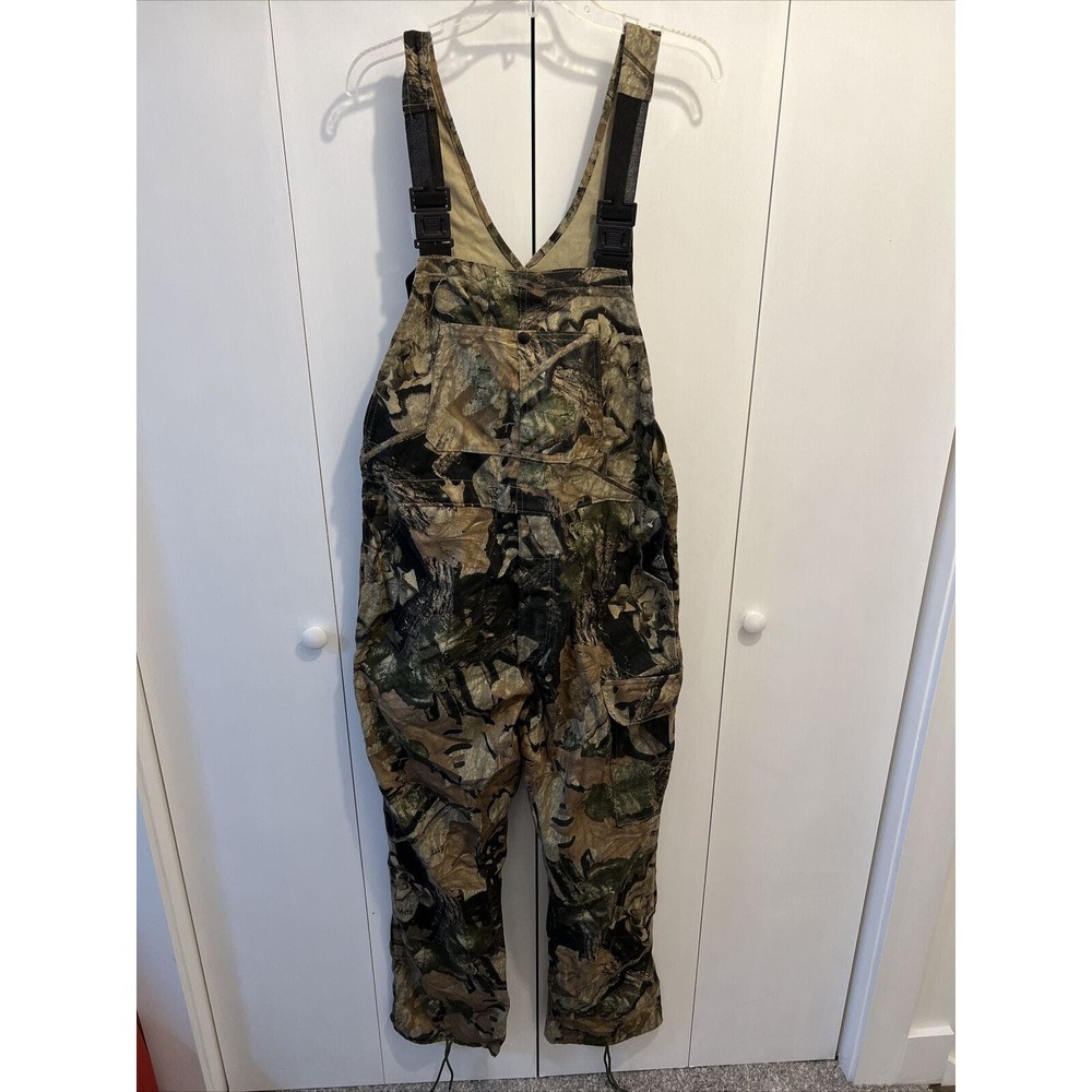 NEW VTG Ideal Photo Stalk Camo Hunting Bib Overalls‎ Men L 38x32 MADE IN USA